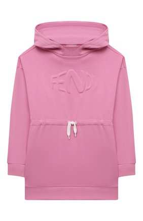 Детское хлопковое худи FENDI розового цвета по цене 37600 руб., арт. JFH121/5V0/8A-12+ | Фото 1 Детское хлопковое худи FENDI розового цвета, арт. JFH121/5V0/8A-12+ | Фото 1 (Рукава: Длинные; Материал внешний: Хлопок; Ростовка одежда: 10 - 11 лет | 140 - 146см, 12 лет | 152 см, 8 лет | 128 см)