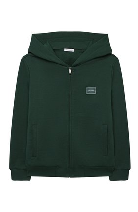 Детский хлопковая толстовка DOLCE & GABBANA зеленого цвета по цене 18350 руб., арт. L4JW2V/G70LJ/2-6 | Фото 1 Детский хлопковая толстовка DOLCE & GABBANA зеленого цвета, арт. L4JW2V/G70LJ/2-6 | Фото 1 (Материал внешний: Хлопок; Рукава: Длинные; Мальчики Кросс-КТ: Толстовка-одежда; Ростовка одежда: 2 года | 92 см, 3 года | 98 см, 4 года | 104 см, 5 лет | 110 см, 6 лет | 116 см)