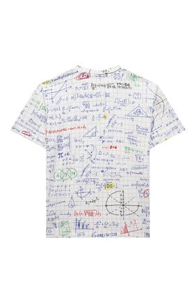 Детская хлопковая футболка DOLCE & GABBANA белого цвета по цене 12350 руб., арт. L4JTDH/HS7F1/8-14 | Фото 2 Детская хлопковая футболка DOLCE & GABBANA белого цвета, арт. L4JTDH/HS7F1/8-14 | Фото 2