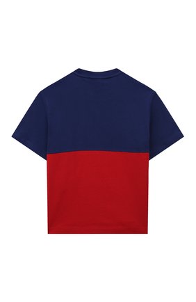 Детская хлопковая футболка EMPORIO ARMANI красного цвета по цене 4650 руб., арт. 6K4TJD/4J54Z | Фото 2 Детская хлопковая футболка EMPORIO ARMANI красного цвета, арт. 6K4TJD/4J54Z | Фото 2