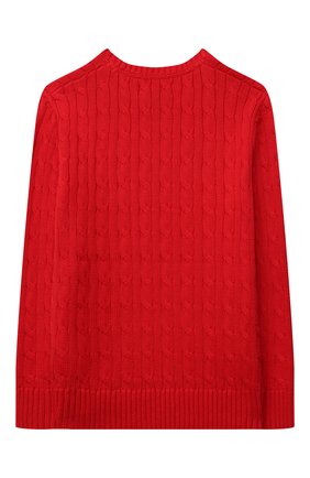 Детский хлопковый пуловер POLO RALPH LAUREN красного цвета по цене 8890 руб., арт. 323702674 | Фото 2 Детский хлопковый пуловер POLO RALPH LAUREN красного цвета, арт. 323702674 | Фото 2