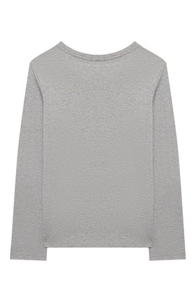 Детская хлопковый лонгслив POLO RALPH LAUREN серого цвета по цене 3275 руб., арт. 312841122 | Фото 2 Детская хлопковый лонгслив POLO RALPH LAUREN серого цвета, арт. 312841122 | Фото 2