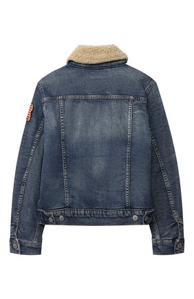 Детского джинсовая куртка POLO RALPH LAUREN голубого цвета по цене 15800 руб., арт. 323759990 | Фото 2 Детского джинсовая куртка POLO RALPH LAUREN голубого цвета, арт. 323759990 | Фото 2