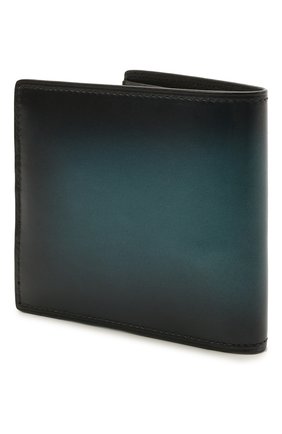 Мужской кожаное портмоне BERLUTI темно-бирюзового цвета по цене 54500 руб., арт. N225430 | Фото 2 Мужской кожаное портмоне BERLUTI темно-бирюзового цвета, арт. N225430 | Фото 2