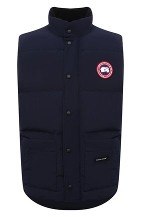 Мужской пуховый жилет freestyle crew CANADA GOOSE темно-синего цвета по цене 47600 руб., арт. 4154M | Фото 1 Мужской пуховый жилет freestyle crew CANADA GOOSE темно-синего цвета, арт. 4154M | Фото 1