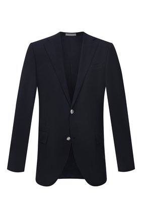 Мужской шерстяной пиджак CORNELIANI темно-синего цвета по цене 116500 руб., арт. 886268-1818475/90 81Q1 | Фото 1 Мужской шерстяной пиджак CORNELIANI темно-синего цвета, арт. 886268-1818475/90 81Q1 | Фото 1