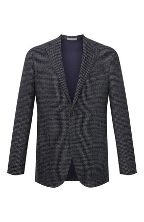 Мужской пиджак из шерсти и шелка CORNELIANI темно-синего цвета по цене 99500 руб., арт. 886Y76-1816328/90 | Фото 1 Мужской пиджак из шерсти и шелка CORNELIANI темно-синего цвета, арт. 886Y76-1816328/90 | Фото 1