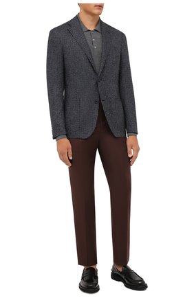 Мужской пиджак из шерсти и шелка CORNELIANI темно-синего цвета по цене 99500 руб., арт. 886Y76-1816328/90 | Фото 2 Мужской пиджак из шерсти и шелка CORNELIANI темно-синего цвета, арт. 886Y76-1816328/90 | Фото 2