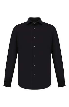 Мужская хлопковая сорочка CORNELIANI черного цвета по цене 19450 руб., арт. 88P002-1811474/00 | Фото 1 Мужская хлопковая сорочка CORNELIANI черного цвета, арт. 88P002-1811474/00 | Фото 1 (Длина (для топов): Стандартные; Рукава: Длинные; Материал внешний: Хлопок; Случай: Формальный; Манжеты: На пуговицах; Рубашки М: Slim Fit; Принт: Однотонные; Воротник: Акула; Стили: Классический)