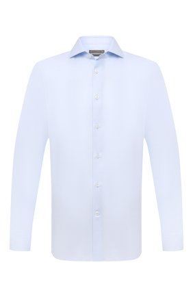 Мужская хлопковая сорочка CORNELIANI голубого цвета по цене 16350 руб., арт. 88P002-1811624/00 | Фото 1 Мужская хлопковая сорочка CORNELIANI голубого цвета, арт. 88P002-1811624/00 | Фото 1