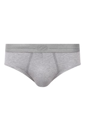 Мужские хлопковые брифы ERMENEGILDO ZEGNA серого цвета по цене 4380 руб., арт. N3L611290 | Фото 1 Мужские хлопковые брифы ERMENEGILDO ZEGNA серого цвета, арт. N3L611290 | Фото 1 (Материал внешний: Хлопок; Кросс-КТ: бельё; Мужское Кросс-КТ: Трусы)