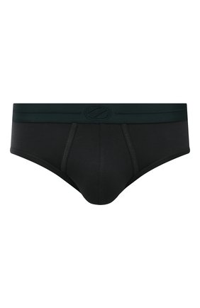 Мужские хлопковые брифы ERMENEGILDO ZEGNA темно-зеленого цвета по цене 4380 руб., арт. N3L611290 | Фото 1 Мужские хлопковые брифы ERMENEGILDO ZEGNA темно-зеленого цвета, арт. N3L611290 | Фото 1 (Материал внешний: Хлопок; Кросс-КТ: бельё; Мужское Кросс-КТ: Трусы)