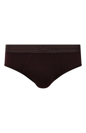 Мужские хлопковые брифы ERMENEGILDO ZEGNA темно-коричневого цвета по цене 4380 руб., арт. N3L611290 | Фото 1 Мужские хлопковые брифы ERMENEGILDO ZEGNA темно-коричневого цвета, арт. N3L611290 | Фото 1 (Материал внешний: Хлопок; Кросс-КТ: бельё; Мужское Кросс-КТ: Трусы)