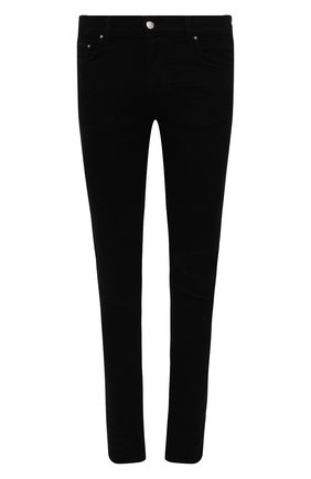 Мужские джинсы AMIRI черного цвета, арт. XMD004-001 | Фото 1 (Материал внешний: Хлопок, Деним; Длина (брюки, джинсы): Стандартные; Кросс-КТ: Деним; Силуэт М (брюки): Узкие; Стили: Гранж)