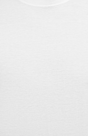 Мужская футболка из хлопка и кашемира KITON белого цвета, арт. UMK0038 | Фото 5 (Принт: Без принта; Рукава: Короткие; Длина (для топов): Стандартные; Материал внешний: Хлопок; Стили: Кэжуэл)