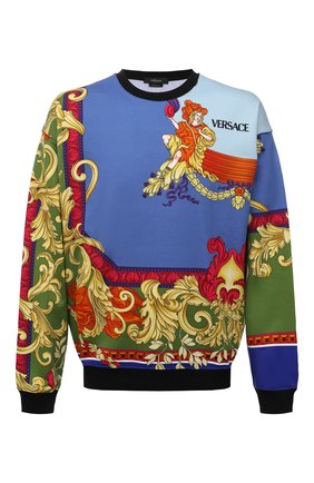 Мужской хлопковый свитшот VERSACE разноцветного цвета по цене 76350 руб., арт. A84168/1A01246 | Фото 1 Мужской хлопковый свитшот VERSACE разноцветного цвета, арт. A84168/1A01246 | Фото 1