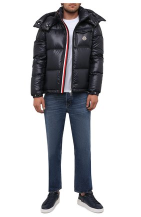 Мужская пуховая куртка montbeliard MONCLER темно-синего цвета по цене 125200 руб., арт. G2-091-1A001-42-68950 | Фото 2 Мужская пуховая куртка montbeliard MONCLER темно-синего цвета, арт. G2-091-1A001-42-68950 | Фото 2