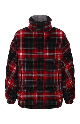 Мужская двусторонняя куртка DOLCE & GABBANA красного цвета, арт. G9UT7T/FSFAQ | Фото 1 (Кросс-КТ: Куртка; Рукава: Длинные; Длина (верхняя одежда): До середины бедра; Стили: Гранж; Мужское Кросс-КТ: утепленные куртки; Материал внешний: Хлопок; Материал подклада: Синтетический материал)