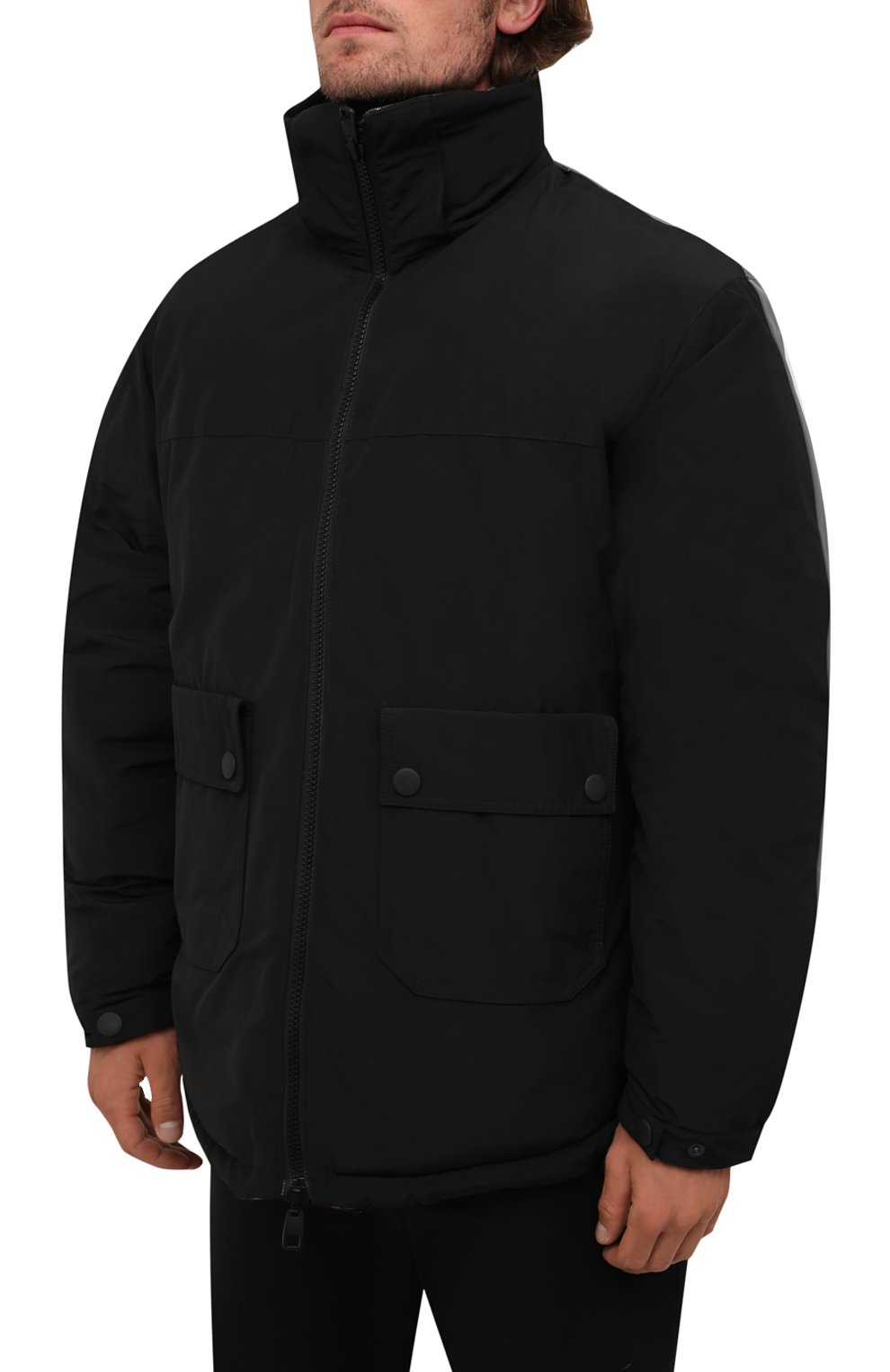 Мужская двусторонняя куртка DOLCE & GABBANA красного цвета, арт. G9UT7T/FSFAQ | Фото 6 (Кросс-КТ: Куртка; Рукава: Длинные; Длина (верхняя одежда): До середины бедра; Стили: Гранж; Мужское Кросс-КТ: утепленные куртки; Материал внешний: Хлопок; Материал подклада: Синтетический материал)
