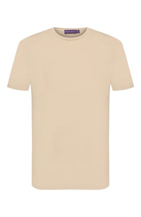 Мужская хлопковая футболка RALPH LAUREN бежевого цвета по цене 18200 руб., арт. 790508153 | Фото 1 Мужская хлопковая футболка RALPH LAUREN бежевого цвета, арт. 790508153 | Фото 1 (Материал внешний: Хлопок; Принт: Без принта; Рукава: Короткие; Стили: Кэжуэл; Длина (для топов): Стандартные)