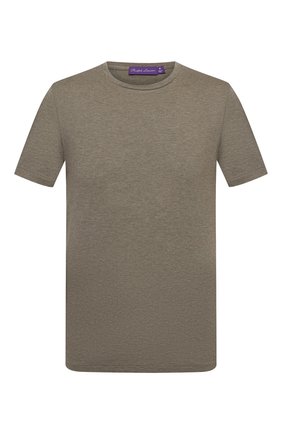 Мужская хлопковая футболка RALPH LAUREN хаки цвета по цене 17500 руб., арт. 790508153 | Фото 1 Мужская хлопковая футболка RALPH LAUREN хаки цвета, арт. 790508153 | Фото 1
