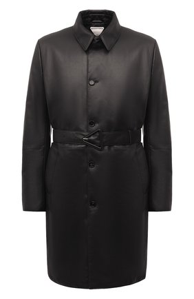 Мужской кожаное пальто BOTTEGA VENETA черного цвета по цене 680500 руб., арт. 668634/V16H0 | Фото 1 Мужской кожаное пальто BOTTEGA VENETA черного цвета, арт. 668634/V16H0 | Фото 1 (Материал подклада: Хлопок; Мужское Кросс-КТ: пальто-верхняя одежда; Стили: Минимализм; Рукава: Длинные; Длина (верхняя одежда): До колена; Материал внешний: Натуральная кожа)