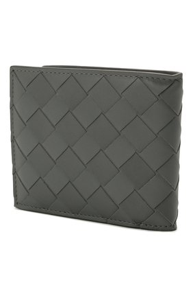 Мужской кожаное портмоне BOTTEGA VENETA серого цвета по цене 35250 руб., арт. 605722/VCPQ4 | Фото 2 Мужской кожаное портмоне BOTTEGA VENETA серого цвета, арт. 605722/VCPQ4 | Фото 2