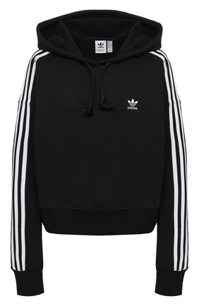 Женский хлопковое худи ADIDAS ORIGINALS черного цвета по цене 5330 руб., арт. GN2890 | Фото 1 Женский хлопковое худи ADIDAS ORIGINALS черного цвета, арт. GN2890 | Фото 1 (Материал внешний: Хлопок; Длина (для топов): Стандартные; Рукава: Длинные; Женское Кросс-КТ: Худи-одежда, Худи-спорт; Стили: Спорт-шик)