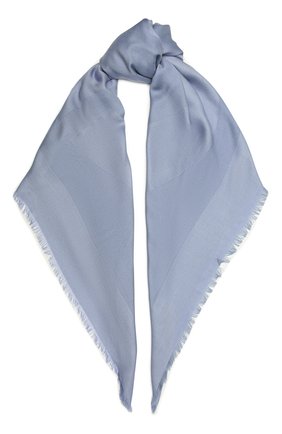 Женский шарф GIORGIO ARMANI голубого цвета по цене 33750 руб., арт. 795312/1A134 | Фото 1 Женский шарф GIORGIO ARMANI голубого цвета, арт. 795312/1A134 | Фото 1