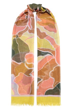 Женский шарф DRIES VAN NOTEN желтого цвета по цене 30800 руб., арт. 212-031305-3335 | Фото 1 Женский шарф DRIES VAN NOTEN желтого цвета, арт. 212-031305-3335 | Фото 1