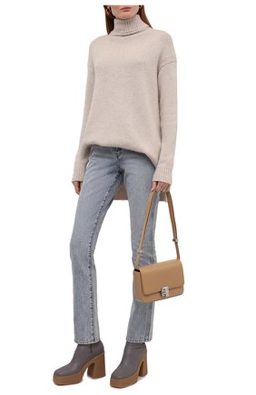 Женские ботильоны skyla STELLA MCCARTNEY серого цвета по цене 58400 руб., арт. 800371/W1CV0 | Фото 2 Женские ботильоны skyla STELLA MCCARTNEY серого цвета, арт. 800371/W1CV0 | Фото 2 (Материал внутренний: Текстиль; Материал внешний: Экокожа, Текстиль; Каблук высота: Высокий; Подошва: Платформа; Каблук тип: Устойчивый)