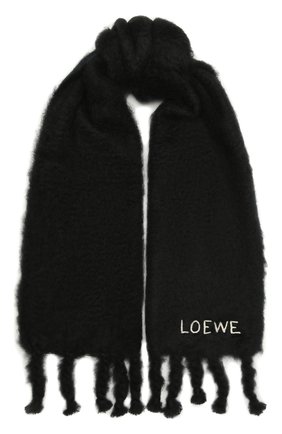 Женский шарф LOEWE черного цвета по цене 43050 руб., арт. F526487X08 | Фото 1 Женский шарф LOEWE черного цвета, арт. F526487X08 | Фото 1