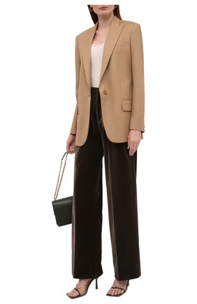 Женские велюровые брюки KITON хаки цвета по цене 79950 руб., арт. DJ52102X04T63 | Фото 2 Женские велюровые брюки KITON хаки цвета, арт. DJ52102X04T63 | Фото 2 (Материал внешний: Хлопок; Длина (брюки, джинсы): Стандартные; Женское Кросс-КТ: Джоггеры - брюки, Брюки-одежда; Силуэт Ж (брюки и джинсы): Прямые; Стили: Кэжуэл)