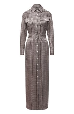Женское шелковое платье KITON разноцветного цвета по цене 169000 руб., арт. D52303K0587A | Фото 1 Женское шелковое платье KITON разноцветного цвета, арт. D52303K0587A | Фото 1 (Материал внешний: Шелк; Длина Ж (юбки, платья, шорты): Макси; Рукава: Длинные; Женское Кросс-КТ: Платье-одежда, платье-рубашка; Случай: Повседневный; Стили: Кэжуэл)