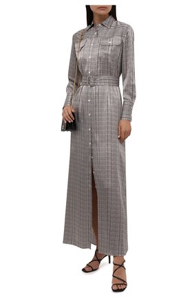 Женское шелковое платье KITON разноцветного цвета по цене 169000 руб., арт. D52303K0587A | Фото 2 Женское шелковое платье KITON разноцветного цвета, арт. D52303K0587A | Фото 2 (Материал внешний: Шелк; Длина Ж (юбки, платья, шорты): Макси; Рукава: Длинные; Женское Кросс-КТ: Платье-одежда, платье-рубашка; Случай: Повседневный; Стили: Кэжуэл)