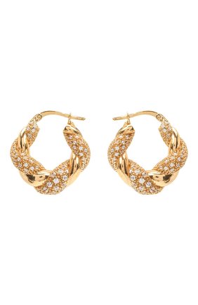 Женские серьги BOTTEGA VENETA золотого цвета по цене 0 руб., арт. 665860/VB0B6 | Фото 1 Женские серьги BOTTEGA VENETA золотого цвета, арт. 665860/VB0B6 | Фото 1 (Материал: Серебро)