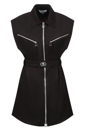 Женское платье BOTTEGA VENETA темно-коричневого цвета по цене 176500 руб., арт. 665681/VKIL0 | Фото 1