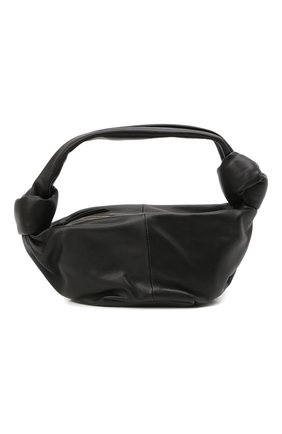 Женская сумка double knot mini BOTTEGA VENETA черного цвета по цене 104500 руб., арт. 629635/VCP41 | Фото 1 Женская сумка double knot mini BOTTEGA VENETA черного цвета, арт. 629635/VCP41 | Фото 1 (Материал: Натуральная кожа; Сумки-технические: Сумки top-handle; Размер: mini)