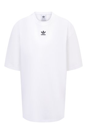 Женская хлопковая футболка ADIDAS ORIGINALS белого цвета по цене 2660 руб., арт. H45578 | Фото 1 Женская хлопковая футболка ADIDAS ORIGINALS белого цвета, арт. H45578 | Фото 1