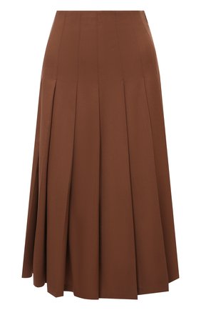 Женская кашемировая юбка LORO PIANA коричневого цвета по цене 282000 руб., арт. FAL8034 | Фото 1 Женская кашемировая юбка LORO PIANA коричневого цвета, арт. FAL8034 | Фото 1