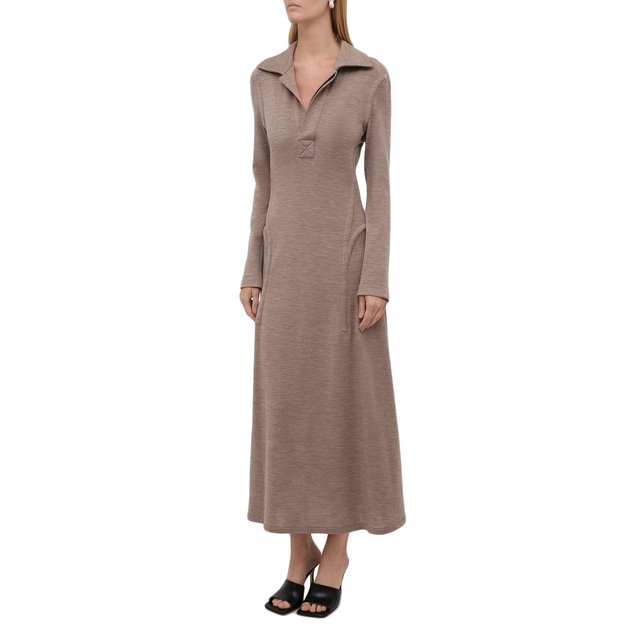 фото Шерстяное платье bottega veneta