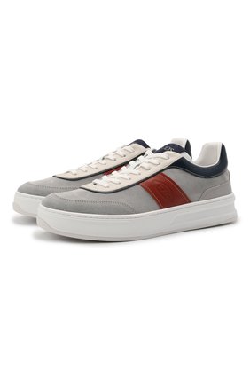 Мужские замшевые кеды TOD’S светло-серого цвета по цене 42200 руб., арт. XXM79B0DP30IRA | Фото 1 Мужские замшевые кеды TOD’S светло-серого цвета, арт. XXM79B0DP30IRA | Фото 1