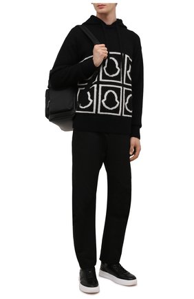 Мужские кожаные кеды TOD’S черного цвета по цене 42200 руб., арт. XXM79B0DP30JUS | Фото 2 Мужские кожаные кеды TOD’S черного цвета, арт. XXM79B0DP30JUS | Фото 2