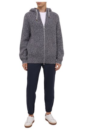 Мужской кашемировый кардиган BRUNELLO CUCINELLI фиолетового цвета по цене 339500 руб., арт. M2236356W | Фото 2 Мужской кашемировый кардиган BRUNELLO CUCINELLI фиолетового цвета, арт. M2236356W | Фото 2 (Материал внешний: Шерсть, Кашемир; Мужское Кросс-КТ: Кардиган-одежда; Стили: Кэжуэл; Рукава: Длинные; Длина (для топов): Удлиненные)