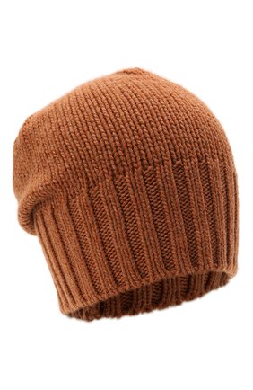 Мужская кашемировая шапка INVERNI светло-коричневого цвета, арт. 4226 CM | Фото 1 (Материал: Шерсть, Кашемир, Текстиль; Кросс-КТ: Трикотаж)