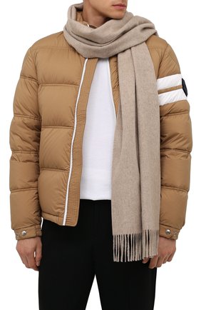 Мужской кашемировый шарф CORNELIANI бежевого цвета по цене 38200 руб., арт. 88B275-1829016/00 | Фото 2 Мужской кашемировый шарф CORNELIANI бежевого цвета, арт. 88B275-1829016/00 | Фото 2
