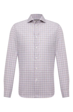 Мужская хлопковая рубашка CORNELIANI разноцветного цвета по цене 32700 руб., арт. 88P002-1811265/00 | Фото 1 Мужская хлопковая рубашка CORNELIANI разноцветного цвета, арт. 88P002-1811265/00 | Фото 1 (Рукава: Длинные; Длина (для топов): Стандартные; Материал внешний: Хлопок; Принт: Клетка; Воротник: Акула; Случай: Повседневный; Манжеты: На пуговицах; Рубашки М: Slim Fit; Стили: Кэжуэл)