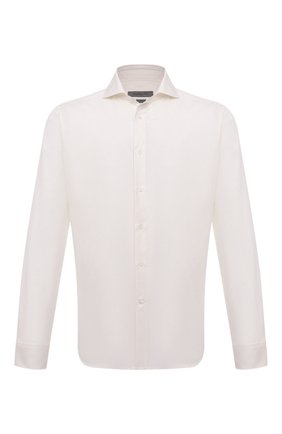 Мужская хлопковая сорочка CORNELIANI кремвого цвета по цене 20750 руб., арт. 88P002-1811624/00 | Фото 1 Мужская хлопковая сорочка CORNELIANI кремвого цвета, арт. 88P002-1811624/00 | Фото 1 (Материал внешний: Хлопок; Случай: Формальный; Принт: Однотонные; Воротник: Акула; Манжеты: На пуговицах; Рубашки М: Slim Fit; Рукава: Длинные; Стили: Классический; Длина (для топов): Стандартные)