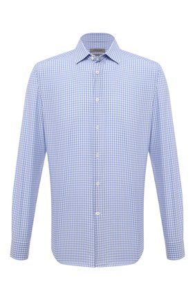 Мужская хлопковая сорочка CORNELIANI голубого цвета по цене 22700 руб., арт. 88P010-1811241/00 | Фото 1 Мужская хлопковая сорочка CORNELIANI голубого цвета, арт. 88P010-1811241/00 | Фото 1
