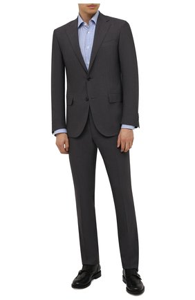 Мужская хлопковая сорочка CORNELIANI голубого цвета по цене 22700 руб., арт. 88P010-1811241/00 | Фото 2 Мужская хлопковая сорочка CORNELIANI голубого цвета, арт. 88P010-1811241/00 | Фото 2